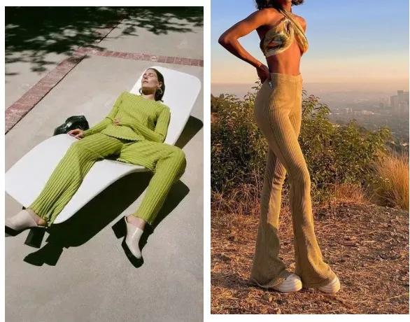 马蹄裤和喇叭马蹄裤哪个更显腿长,高腰显瘦马蹄裤