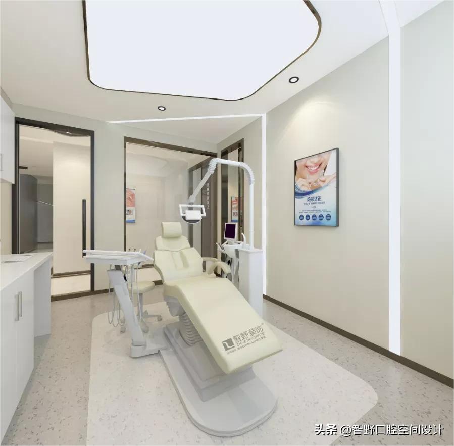 牙科诊所装修设计效果图两层,口腔牙科装修设计效果图