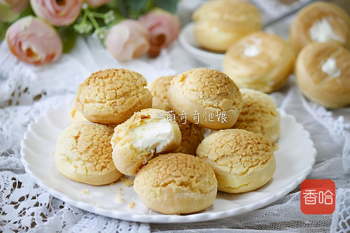 做泡芙简单又方便,好吃的泡芙教程