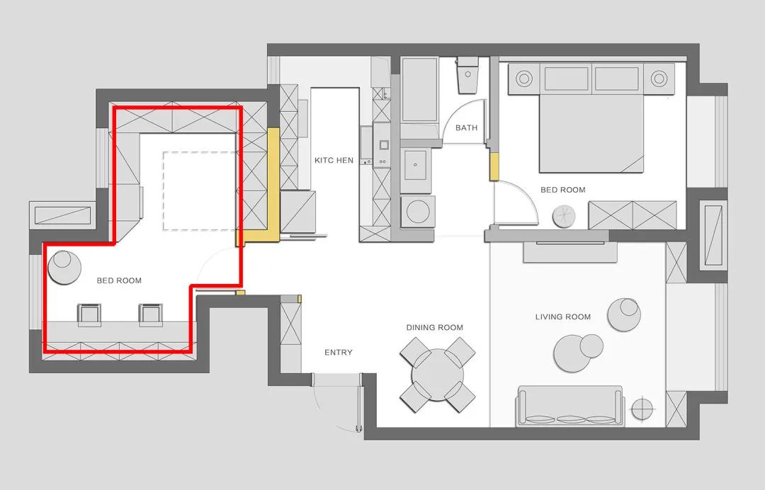 精装房浅改原木风,高级muji风装修