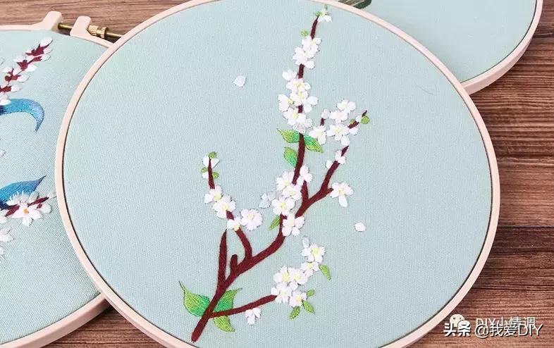 刺绣新手一步一步刺绣花,超详细的漂亮小花刺绣教程