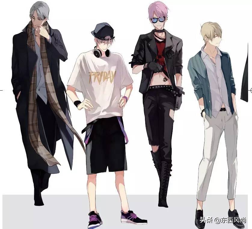 当代男大学生衣着风格,学生时代的着装