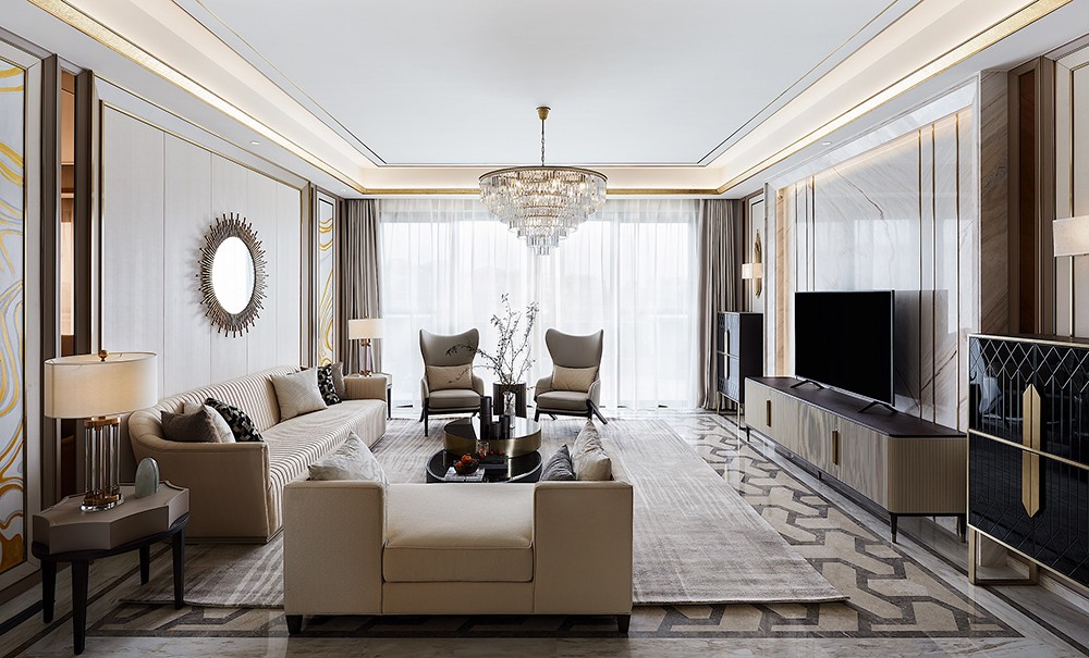 贵阳法式软装全案设计,奢恩软装风格