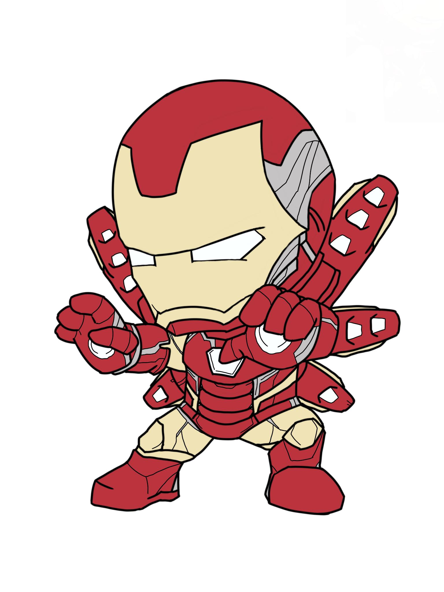 怎么用铅笔和纸来画钢铁侠,钢铁侠的最简单的画法