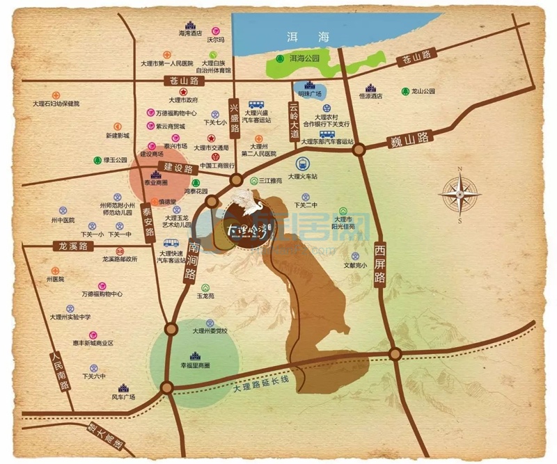 大理洱海大自然风景,大理洱海风景欣赏