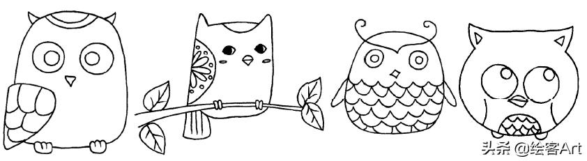 手把手教简笔画手帐素材,简笔画小猪猪超可爱手帐边框图案