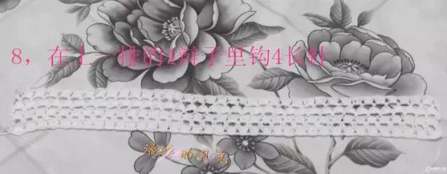 郁金香钩针连衣裙图案图解,钩针编织女士连衣裙视频图解过程