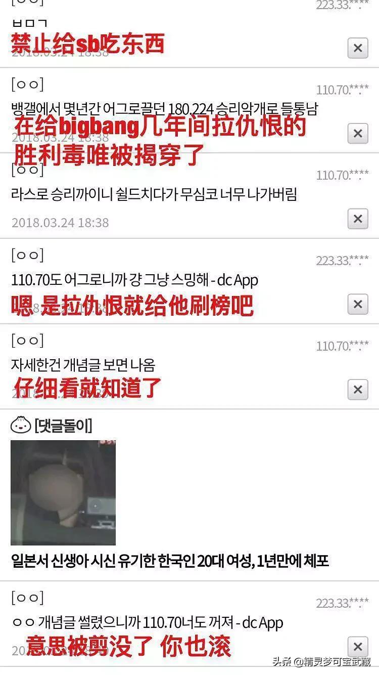 Bigbang李胜利淫乱私生活,棒子人设坍塌彻底凉凉。