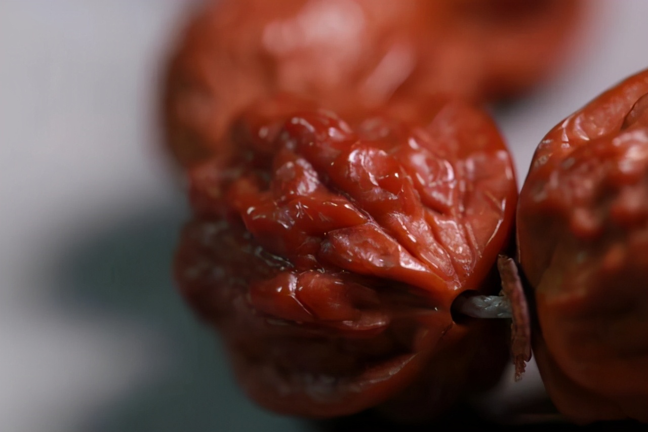 古董文玩小核桃手串,小核桃文玩手串富甲