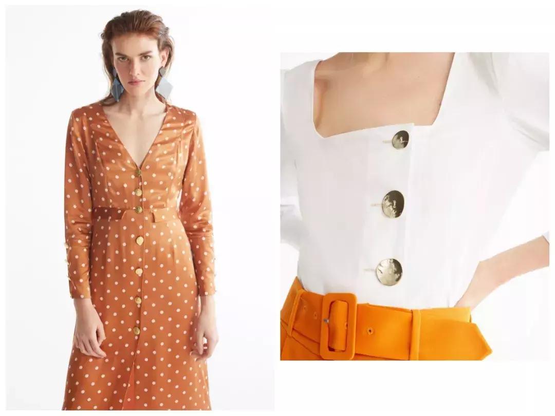 收腰纽扣最新款上档次,高颜值收腰纽扣