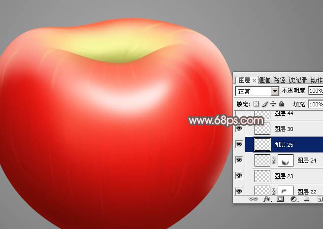 制作透明苹果ps教程,手工制作红苹果视频