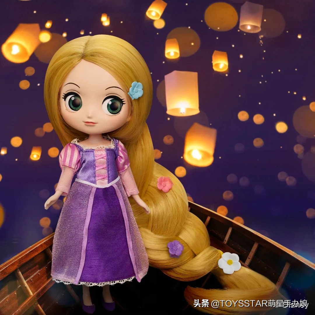 上海迪士尼乐佩公主玩偶,迪士尼长发公主乐佩