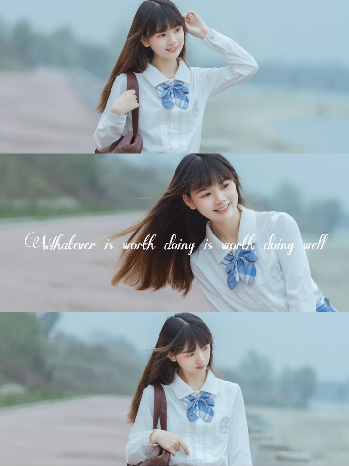 温柔少女写真,日系少女校园写真