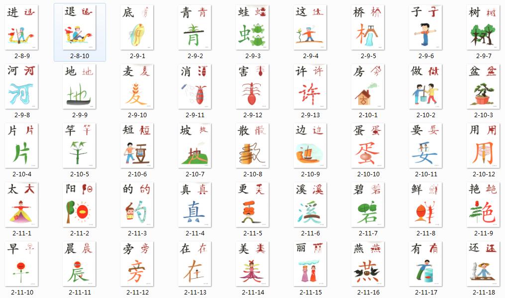 识字卡快速识字方法,常用字识字卡