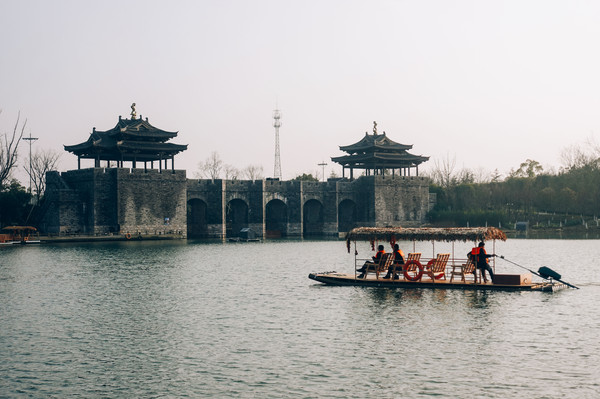 来东方盐湖城过大年,冬游河北阜平骆驼湾过大年