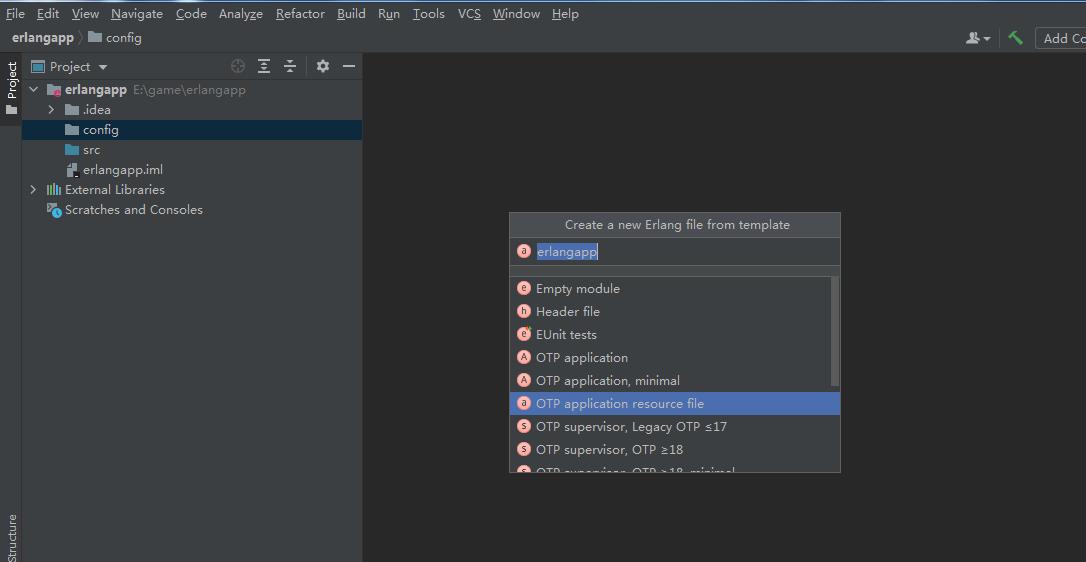 关于erlang后端服务器统筹的笔记一构建自己erlang的app