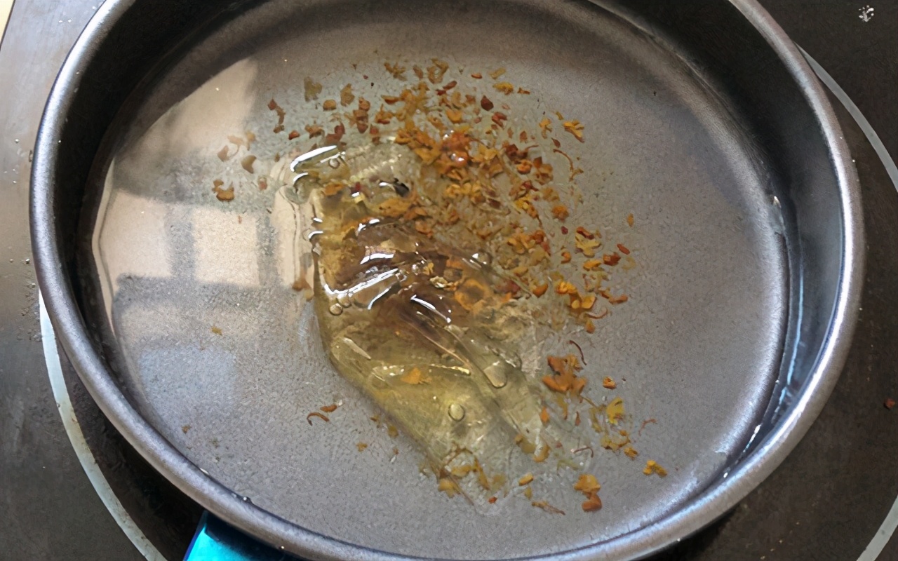 带桂花的甜品,桂花蛋糕甜品