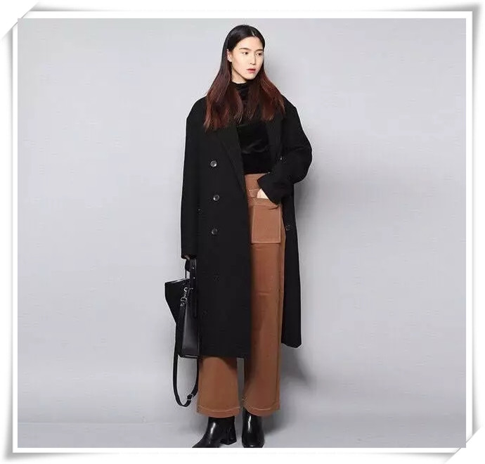 长大衣可以搭配长阔腿裤吗,长大衣阔腿裤优雅高级谁穿谁美