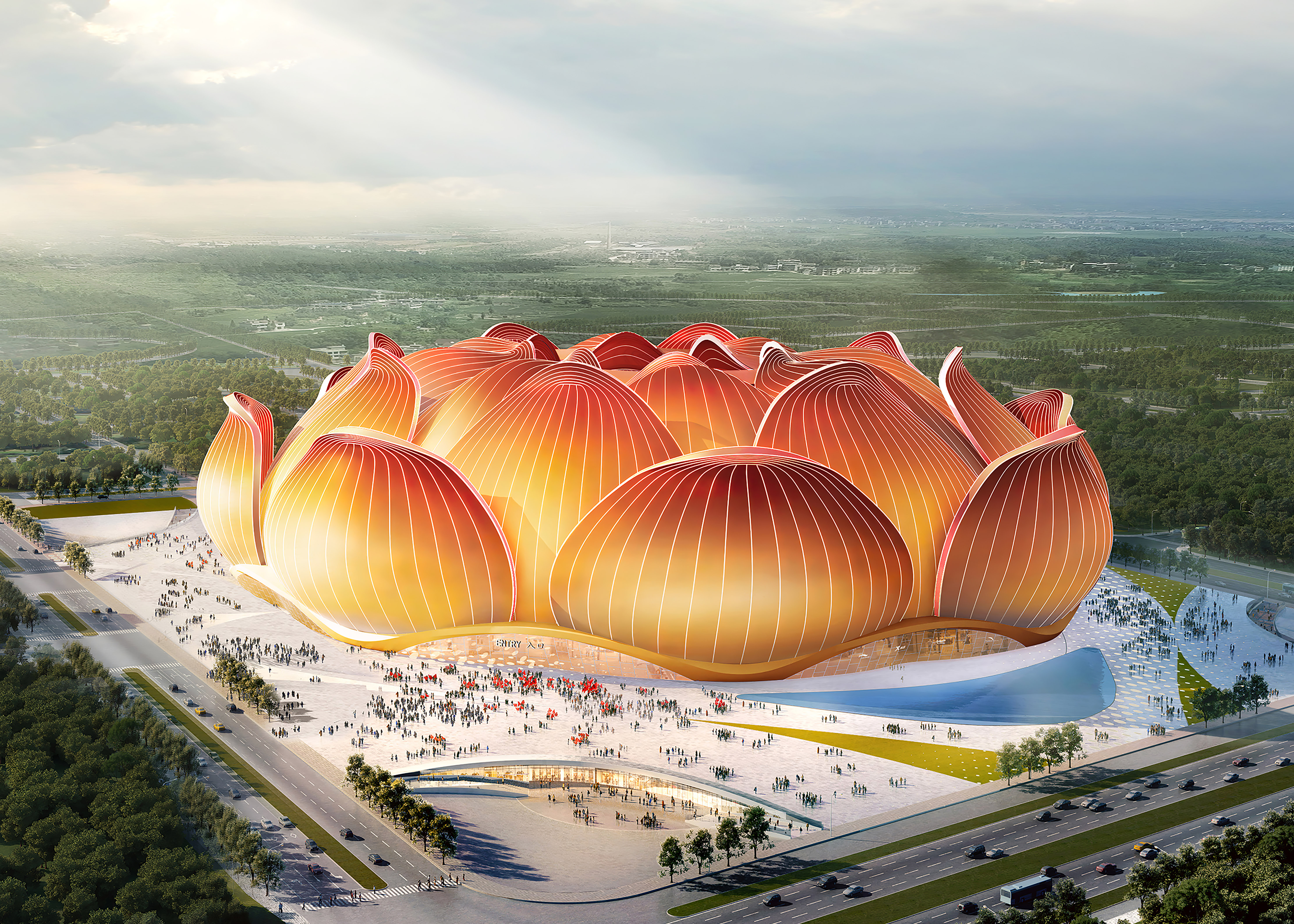 最美球场震撼来袭广州恒大足球场,恒大创建全球颜值足球场