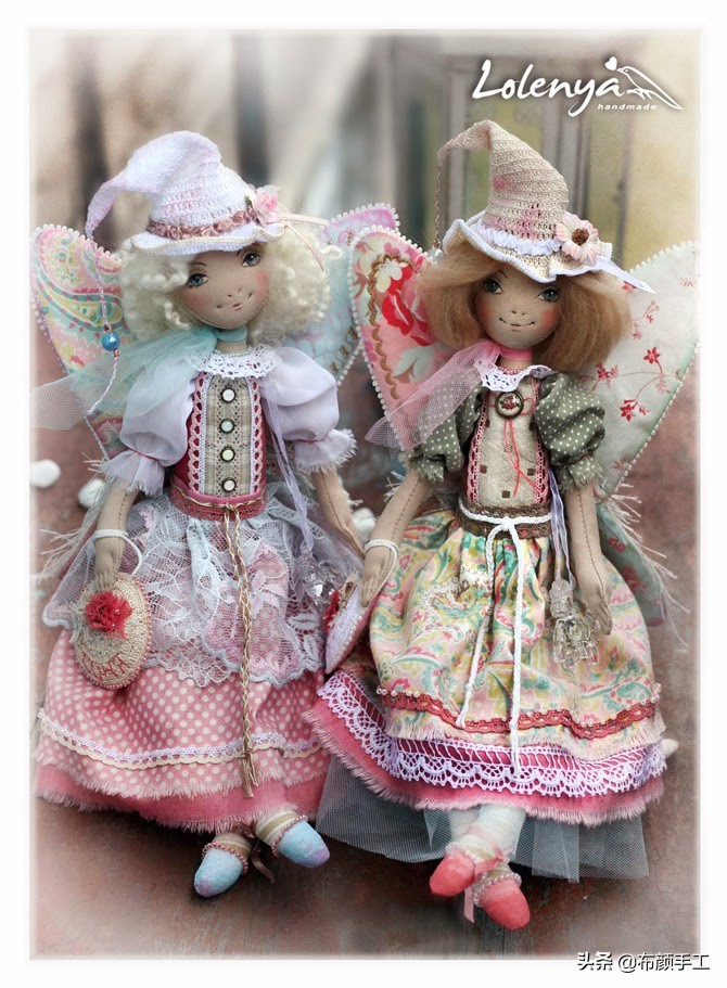 OlgaAbakumova的布艺娃娃,魔法花园里小花仙