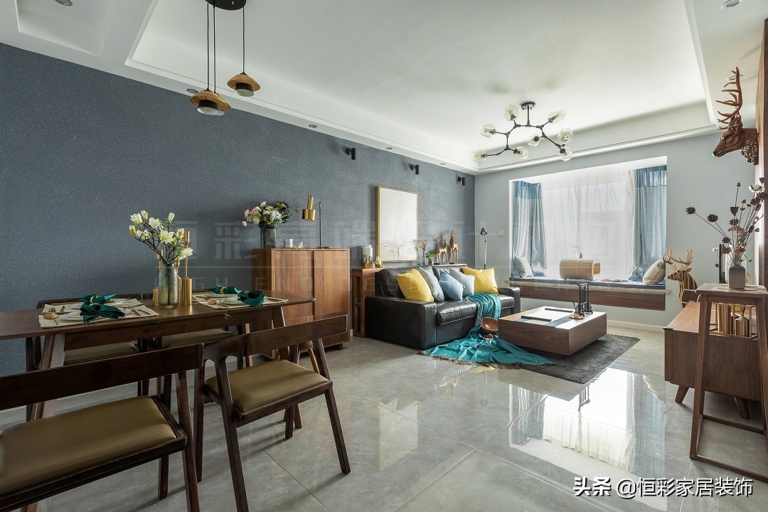 【国风美域】89㎡北欧混搭|往北以南