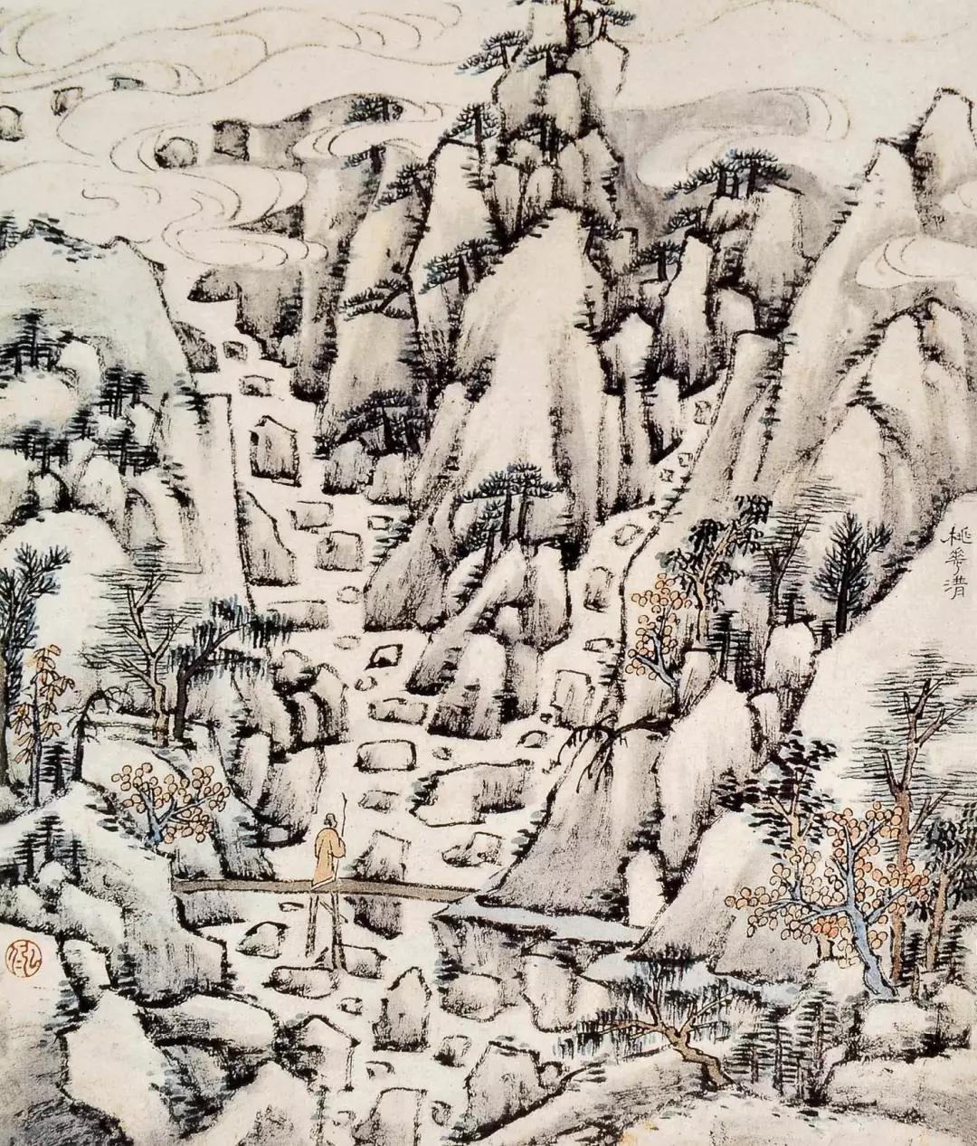 渐江：画禅诗癖足优游！