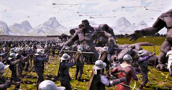 战争模拟器多人联机视频,全面战争模拟器百万人同屏