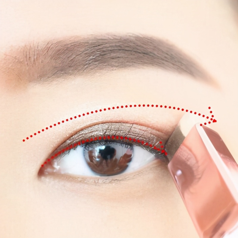 眼影盘小巧便携懒人眼影,不用刷子快速画眼影