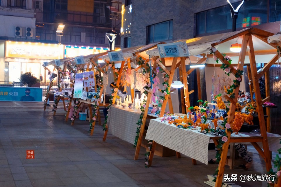 常熟塔路夜景,常熟方塔夜巷夜景