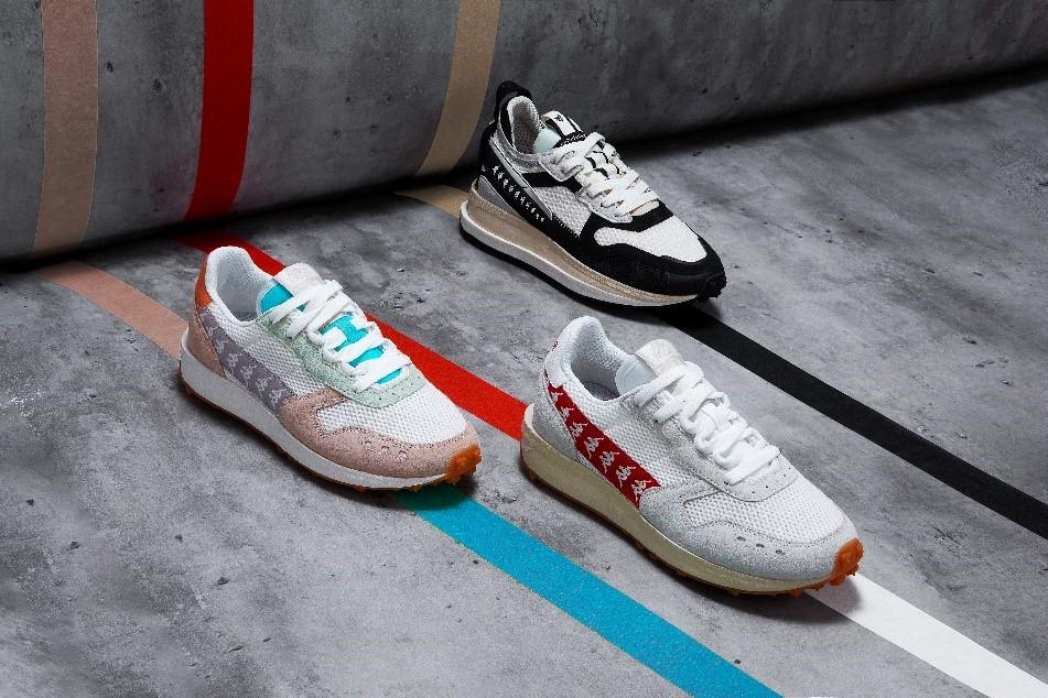 kappa复古跑鞋测评,传统与现代的碰撞平面设计