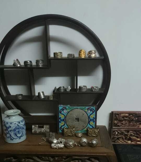 古代的戒指是什么样子的,古代的紫银戒指