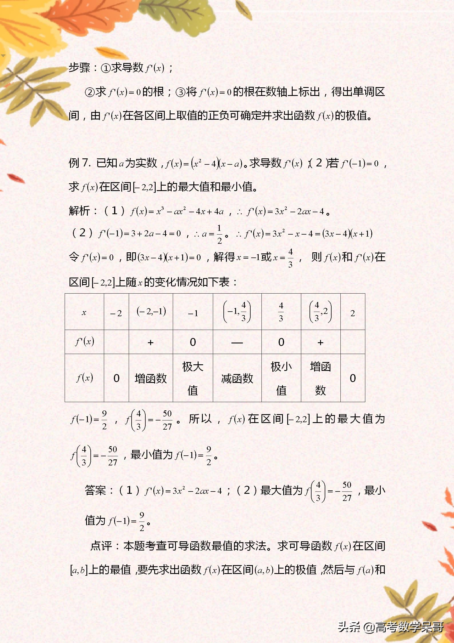 高考数学导数题型归纳总结,高考数学核心考点深度解析导数篇