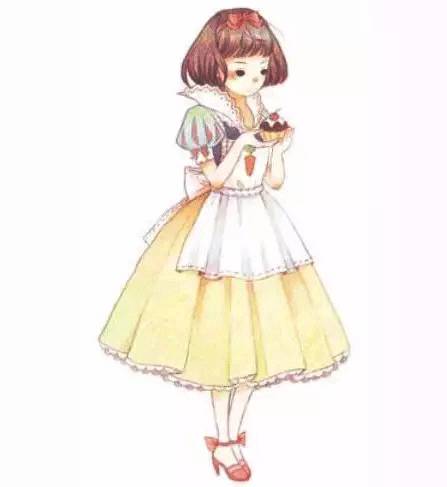 白雪公主和白雪公主的母后怎么画,白雪公主和贝儿公主的玩具怎么画