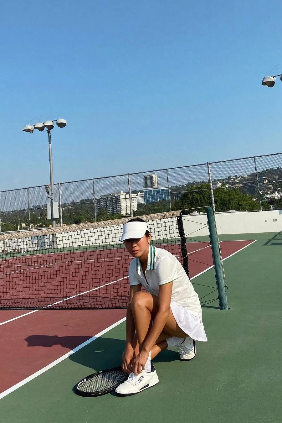 瑜伽网球服穿搭,瑜伽运动服款式