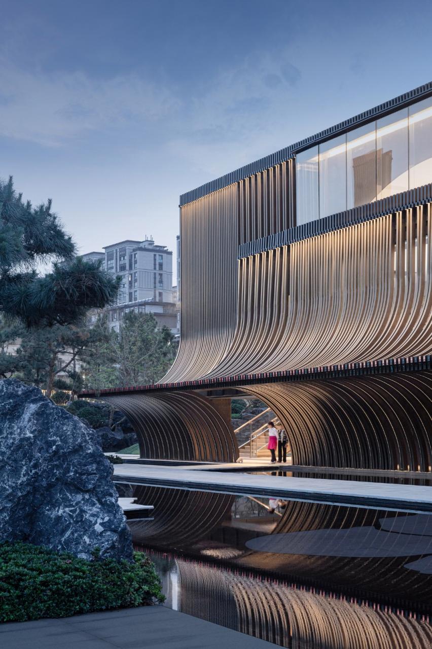 美的禹洲大河实景,扬州美的禹洲大河艺术馆