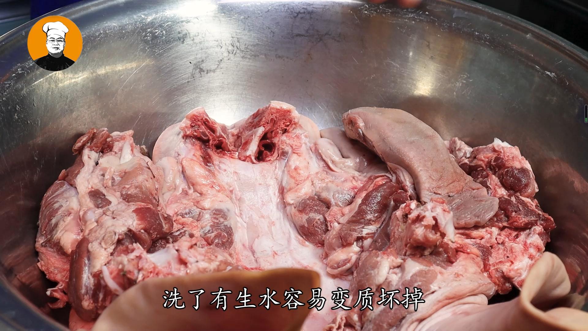 腌咸猪头的正确做法,过年必备好物猪肉脯