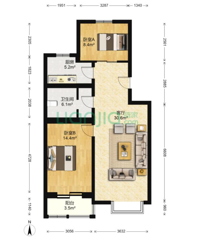 总价600万北京海淀区买哪里,150万在北京哪里能买一套两居室