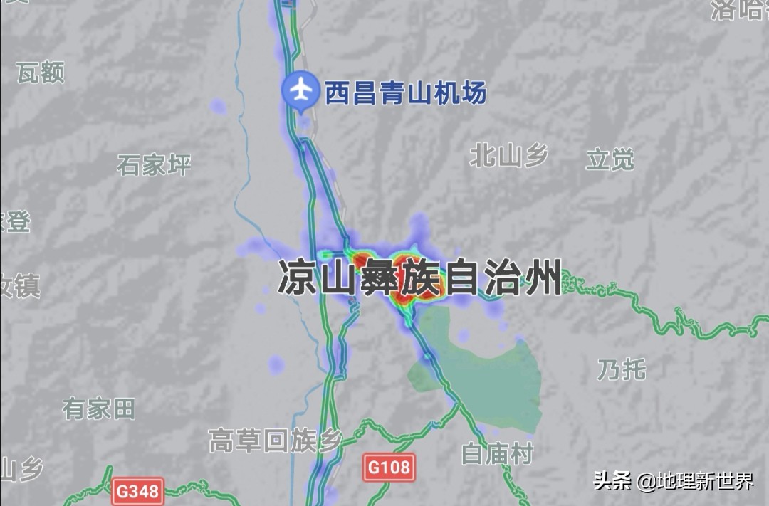 晚6点,四川18市3自治州热力图对比