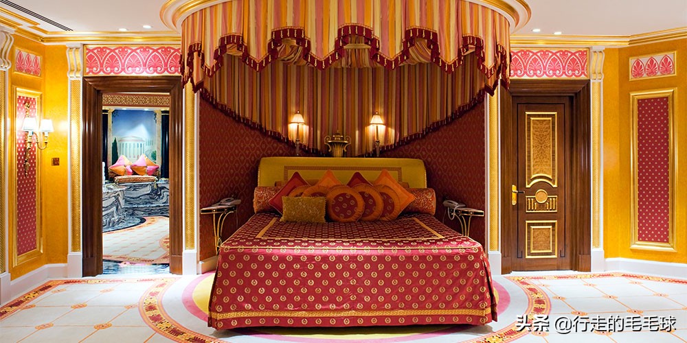 最顶级豪华的迪拜帆船七星级酒店,迪拜七星级帆船酒店最豪华的房间