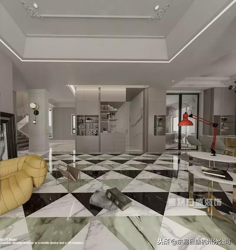 意式轻奢风50万预算,500平意式轻奢风