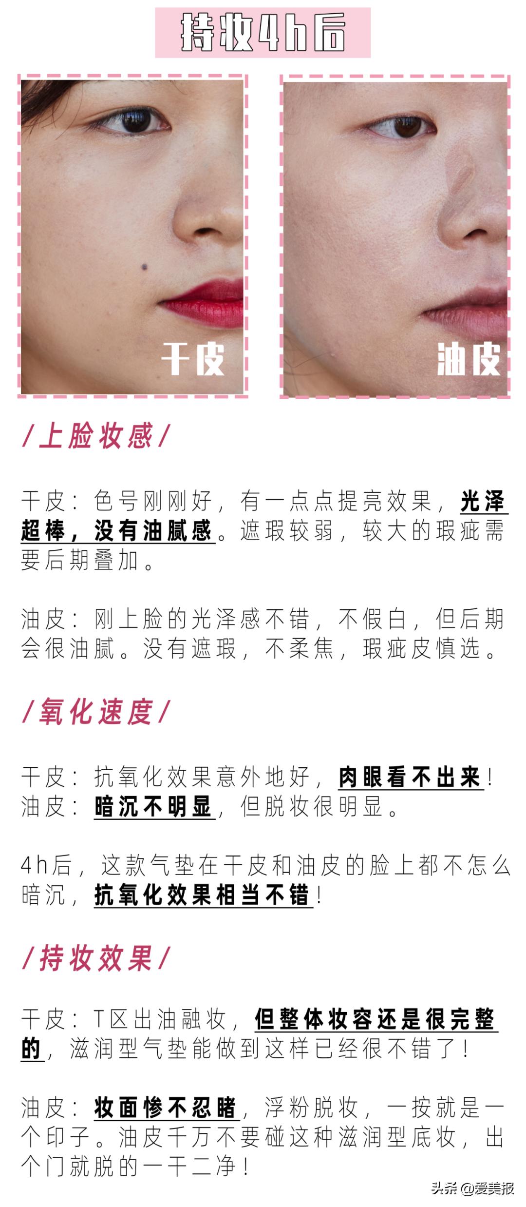 五款大热气垫真实测评,大牌的气垫测评推荐