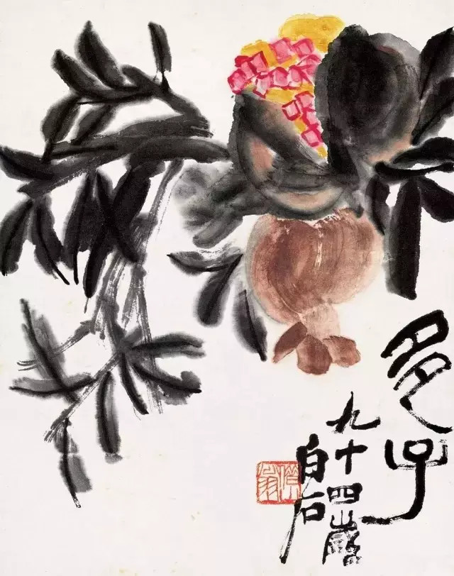 石榴寓意多子牡丹寓意富贵,石榴寓意诗词