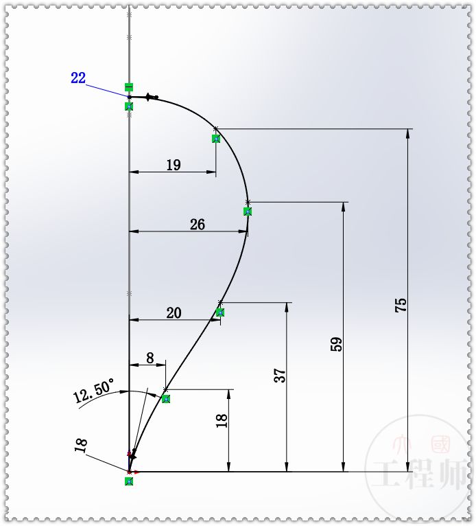 曲面建模五角星,曲面建模二维图标注