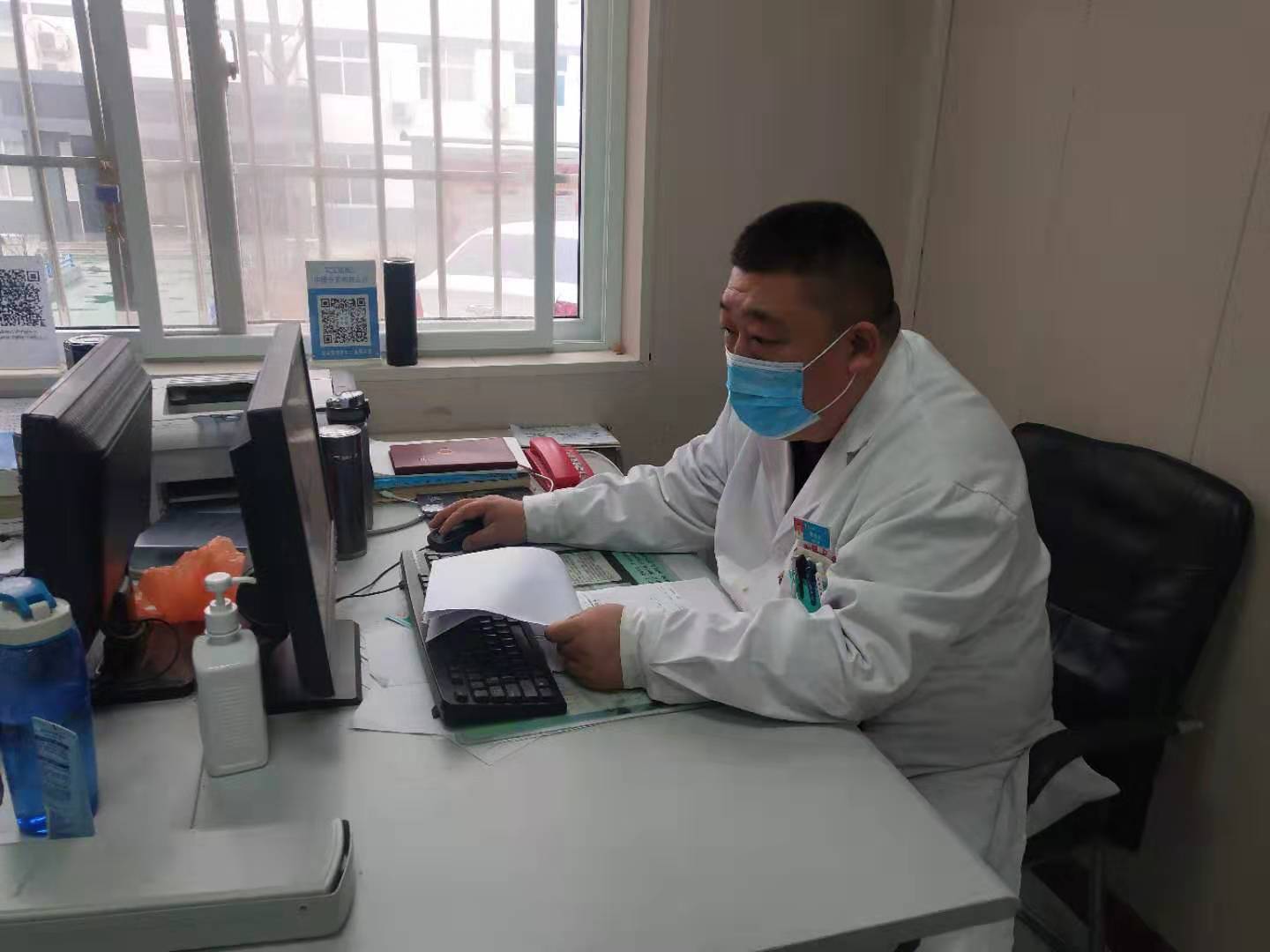 【新安县五头镇中心卫生院】“胖哥”—靳昆仑抗疫记