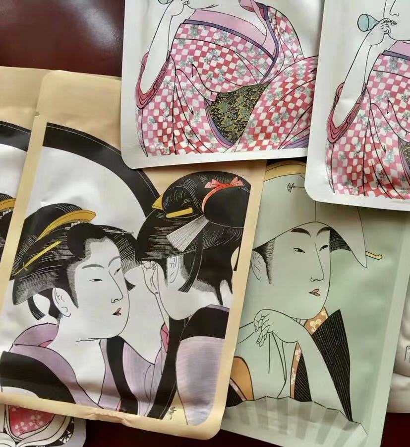 日本gikprp血清胶原蛋白面膜测评,日本cocochiag抗糖小金罐面膜