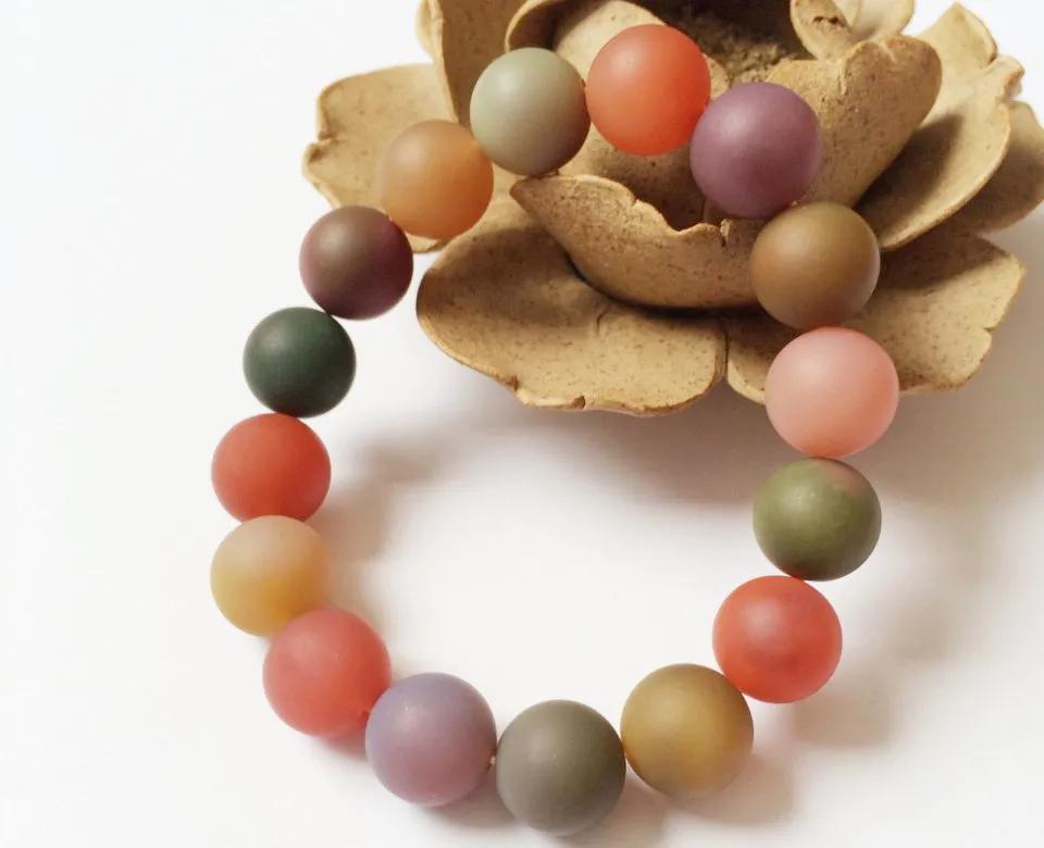 玛瑙五颜六色的珠子,糖果色玛瑙与盐源玛瑙的区别