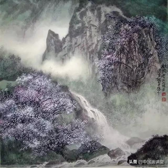 张利国画山水画欣赏,张富君山水画新作品图片