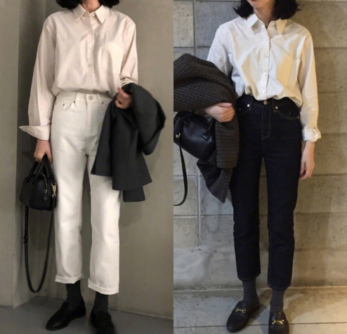 宽松的裤子怎么穿才好看,特别宽松肥大的裤子怎么穿