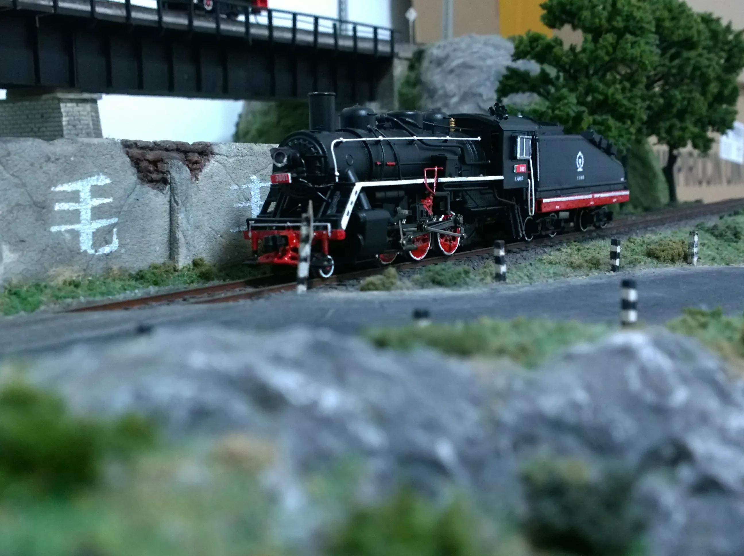 胜利型蒸汽机车火车模型,火车铁路模型蒸汽机车