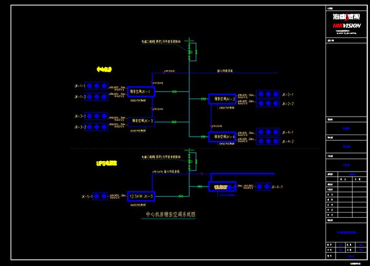 海康威视监控机房设计图纸,海康威视平面设计